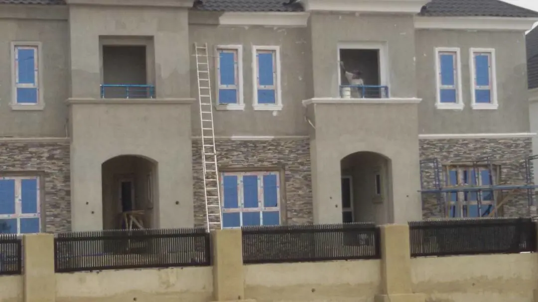 White Bull townhouse estate construction